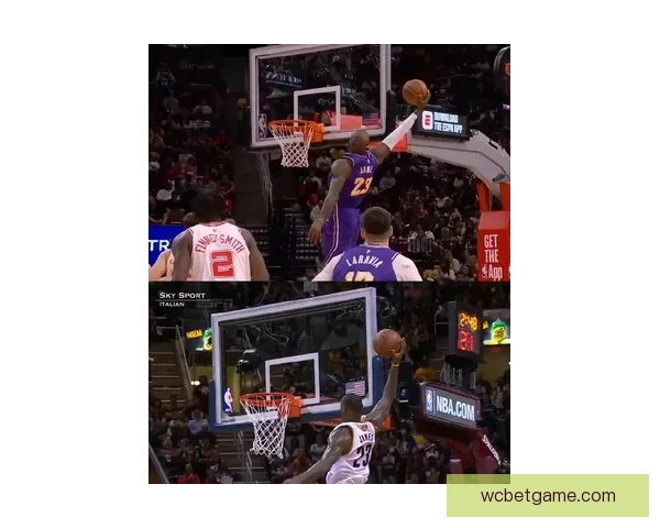 围绕詹姆斯昨日惊天劈扣起跳距离赛季第三飞行速度震撼全场表现解析